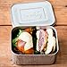 LunchBots Deep Duo Stainless Steel Food Container - Features a Removable Divider to Create 1 or 2 Sections - Great for Tall Sandwiches or Big Salads - Eco-Friendly, Dishwasher Safe and BPA-Free