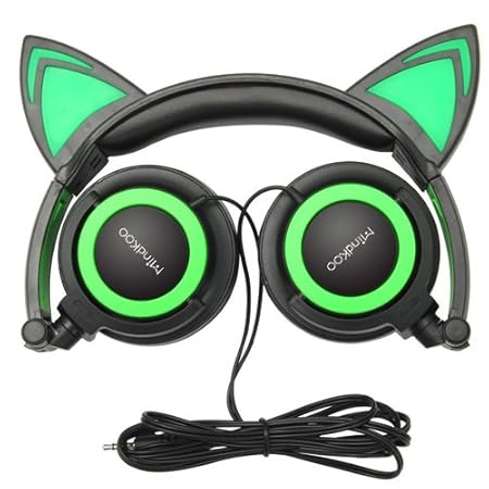 Orejas de Gato Auriculares,MindKoo Cat Ear Cascos Niños Kids ...