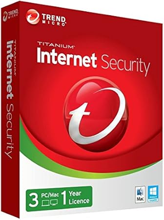 Trend Micro Internet Security | 2018 (3 PC's- 1 Year) Media less- Download