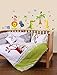 Animal Safari Jungle Vinyl Wall Decal for Kids Bedroom playroom - Decorative Art Stickers for Baby Girl Boy Wall Decor - Nursery Wall Stickers [24 Art clings] - Wall Decals for Boy - with Gift!