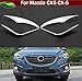 KAITIAN 2pcs Chrome Front Fog Light Lamp Frame Molding Cover Trim Emblems for Mazda CX-5 CX5 2012 2013 2014 2015 2016 2017