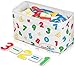 Premium Magnetic Numbers + Hanging Storage Basket - 52 Brightly Colored Wooden Magnets – Educational Fun & Preschool Learning – 4 Sets of 0-9 & 12 Math Symbols. Great Gift for Math Skills!