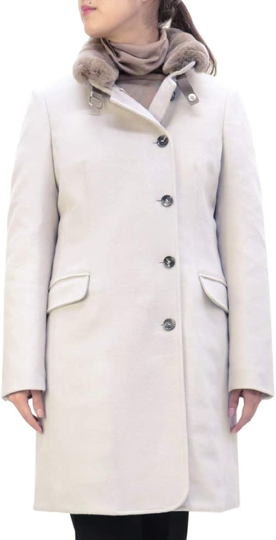 Amazon ムーレー Moorer レディース ウール カシミア アウター ダウンコート ライトグレー Lucienne Le Marmo aw 38サイズ ライトグレー 並行輸入品 コート ジャケット 通販