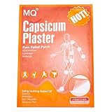 MQ Hot Capsicum Patch,Pain Relieving Patch Large,For waist/joint pains,10 Patches,(12*18 CM/sheet)