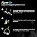 Flow Bungee Goggle Strap Kit (2-Pack) - Universal Adjustable Replacement Straps for Swim Goggles (Red)