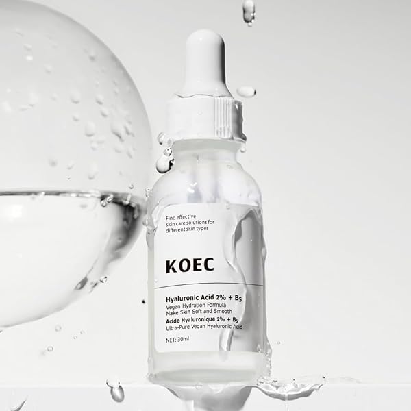 HYALURONIC ACID 2% + B5,FACE MOISTURISER, HYALURONIC ACID SERUM FOR FACE HYDRATED, HYALURONIC ACID FACE SERUM FOR WOMEN PLUMP AND SMOOTH SKIN, HYLURONIC ACID SERUM FOR FACE ANTI AGING, SKIN CARE