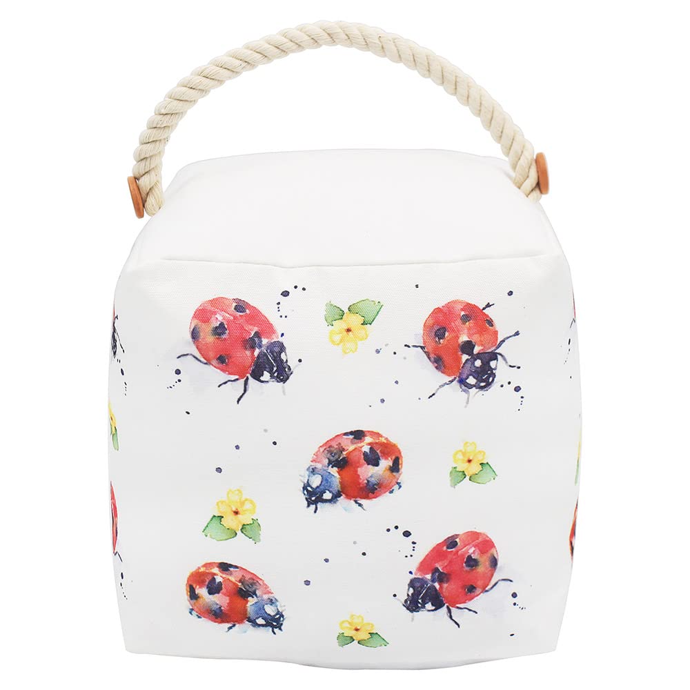 The Leonardo Collection LP48393 Country Life Ladybirds Design Doorstop | Multi-color Door Stop