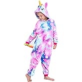 NewFuzzy Kids Unicorn Animal onesie Pajamas Halloween Cosplay Costume Sleepwear