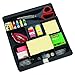 Post-it 3M C-71 3M Adjustable Desk Drawer Organizer Tray W/4 Post-It Dispensers, Plastic, BLK (C71)