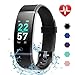 LETSCOM Fitness Tracker HR, Color Screen Activity Tracker with Heart Rate Monitor and Sleep Monitor, IP68 Waterproof Pedometer Watch, Step Counter, Calorie Counter for Women Men Kids