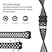CreateGreat for Samsung Galaxy Watch 46mm, Gear S3 Soft Replacement Breathable Sport Bands with Air Holes and Quick Release Pin for Samsung Gear S3/Galaxy 46mm Watch