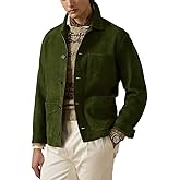 Suede Leather Jacket Men – Real Lambskin Suede Casual Leather Jackets For Men - Mens Suede Jacket