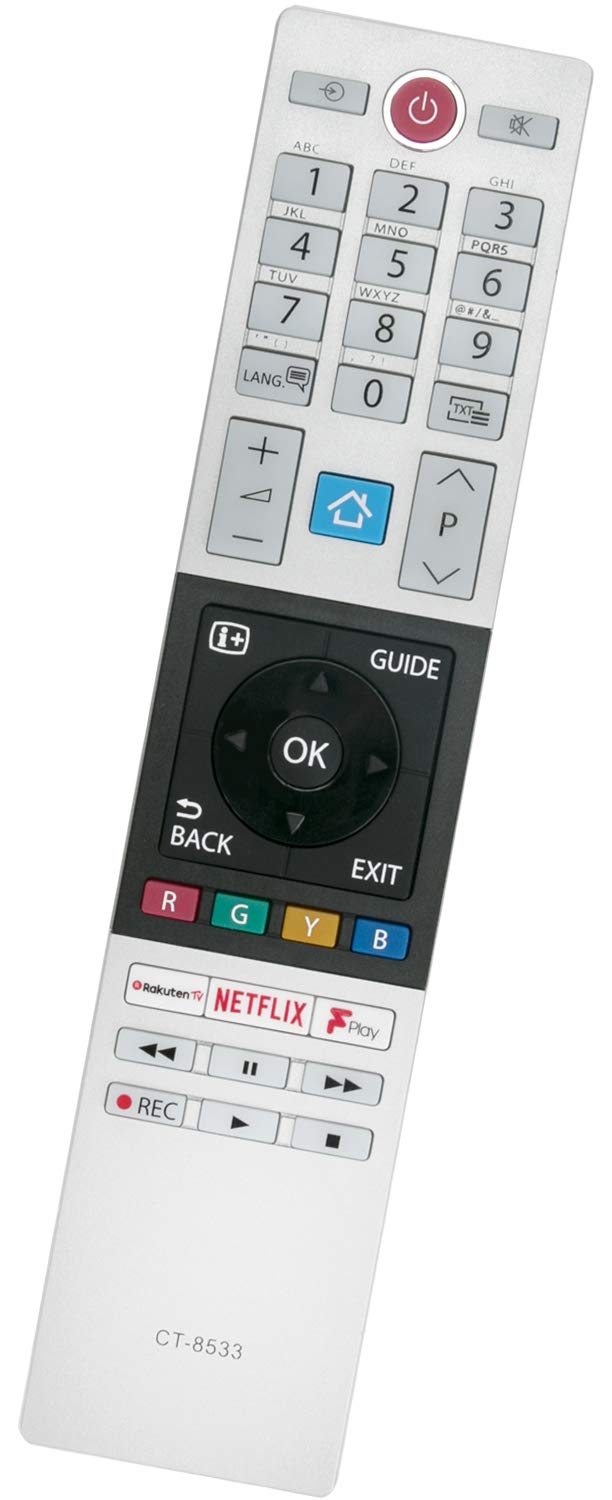 ALLIMITY CT-8533 RC42150 Remote Control Replace for Toshiba Ultra HD TV 55V5863DB 55U5863DB 55X9863DB 55U7863DB 65U6863DB 55V6863DB 49V5863DB 49U6863DB 49L3863DB 43L2863DB 32W3863DB