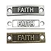 iloveDIYbeads 36pcs Inspiration Words Bracelet Connector Charms Craft Supplies Mixed Pendants Beads Charms Pendants for Crafting, Jewelry Findings Making Accessory for DIY Necklace Bracelet M67
