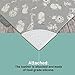The Original Chewy Teething Bib : Super Absorbent Reversible Bandana Drool Bib For Teething Babies. Food-Grade Silicon Teethers are BPA and Phtalates-Free | Gray Stripes Neckerchew by CHEEKY CHOMPERS