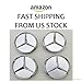 Mercedes Benz Wheel Center Caps - Silver - Set of 4 Raised Chrome Star - 75mm/ 3 Inch - Mercedes Benz Wheel Caps – Mercedes Center Caps - Mercedes Wheel Caps - Mercedes Benz Center Wheel Caps