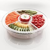 Clear 2pc Appetizer Server with Ice Tray ()