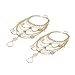 SUNSCSC Boho Vintage Gold Coin Blessing Symbol Tassel Anklets Foot Jewelry Set of 2 pcs
