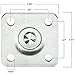 Twin Wheel Casters - 2-Inch - Swiveling Top Plate, 110 lb. Load Capacity per Wheel