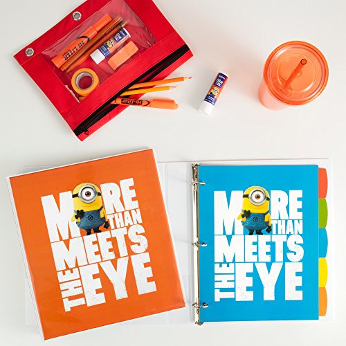 Avery Despicable Me Big Tab Dividers, Minions Expressions, 5-Tab Dividers, 1 Set (11391)