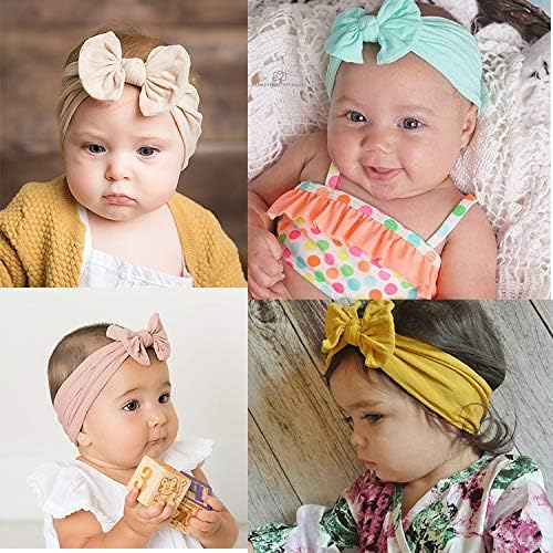 Junecake 18PCS Bebé Niñas Diademas,Diademas con lazo de Nylon Diademas de  colores Accesorios para el cabello para recién nacidos Bebés Niños pequeños  Ropa Accesorios futakuchi-hakata.com
