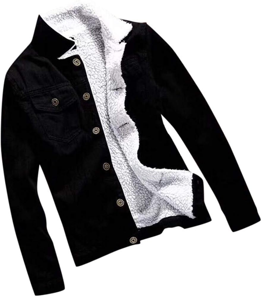 black lined jean jacket