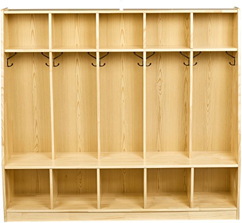 1 AmazonBasics+Classroom+Locker+5+Section+Bench