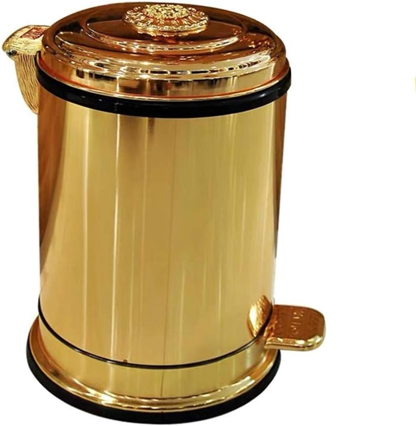 Amazon.com: Luxury Trash Can, Golden 