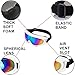 Ski Goggles Snowboard Adjustable UV Protective Motorcycle Goggles Outdoor Tactical Glasses Dust-proof Protective Combat Goggles Military Sunglasses Outdoor Activities Protective Glasses White Goggle