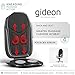 Gideon Shiatsu Massage Seat Cushion with Heat Deep Kneading Back Massager for Car, Home or Office