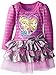 Disney Girls' Frozen Striped Knit Dress