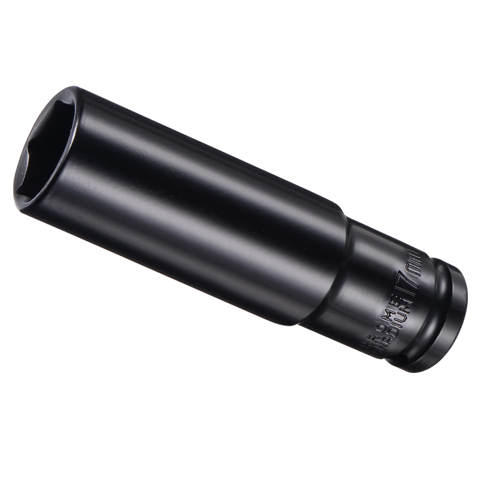 CoCud Deep Impact Socket, 1/2" Drive 17mm Socket, CR-V Steel Rounded Corner Design 6-Point Deep Impact Socket - (Applications: for Screw Removal) — image 1