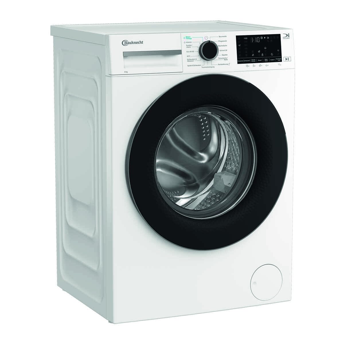 Bauknecht B W 8A10 BS Waschmaschine, 8 kg, 1400 U/min, Frontlader, Steam Therapy & Steam Technologie, Adaptive Wash, ColdWash, HomeWhiz, Inverter-Motor, Weiß 3