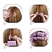 8 in 1 Multi-Size Plastic Hair Rollers, Hair Curlers Self Grip Hairdressing Clips, Curly Hair style Curling Tools For DIY Or Hair Salon, Large/Medium/Small Curler for Women Ladies，Random Color