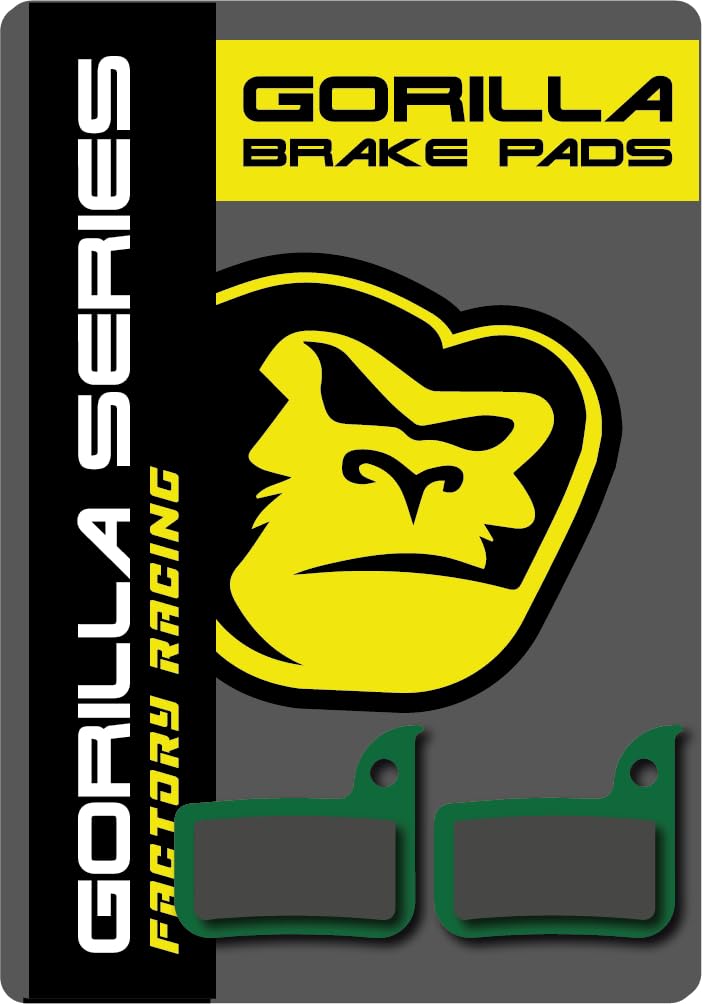 Gorilla Brakes Factory Racing Compound for SRAM Hydraulic Road Disc Brake Calipers (Red eTap, Red 22, Force 22, Force 1, Rival 22, Rival 1, Apex 1, S-700, Level Ultimate, Level TLM)