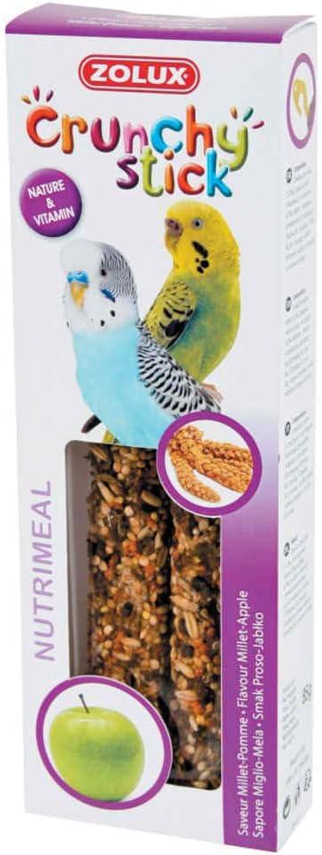 Zolux Crunchy Apple Stick Budgie Treat Millet/85 g