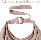 JOYVOX Soft Cotton Breastfeeding Cover Lightweight Nursing Sleeve Adjustable view 4