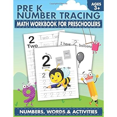 Pre K Number Tracing Math Workbook For Preschoolers: Simple math for toddlers | Learn tracing numbers for kids ages 3-5 Pre K Number Tracing Math Workbook For Preschoolers: Simple math for toddlers | Learn tracing numbers for kids ages 3-5
