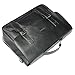 Zebella Vintage Pu Leather Briefcase Shoulder Business Laptop Messenger Bags Tote for Men - Black