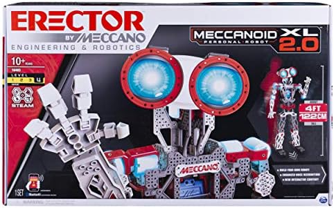 Erector By Meccano Meccanoid Xl 2.0 Robot-Building Kit Stem Education Toy For Ages 10 & Up (Amazon Exclusive)