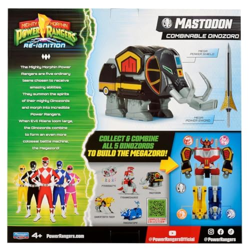 DINOZORD COMBINAVEL MASTODON, POWER RANGERS, SUNNY