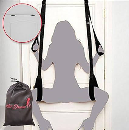 HOT DREAMS Liebesschaukel Tür (ohne Sitz) Extrem Robuste Sexschaukel Für Paare, Sexspielzeug Belastbar Bis 120 Kg, inkl. E-Bo