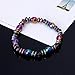 ForHe 1pc Weight Loss Multi-color Magnetic Bracelet Beads Hematite Stone for Therapy Health