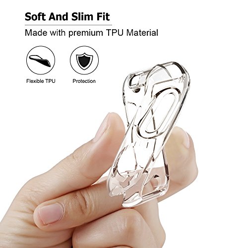 DesertWest Apple Watch Case 38mm, TPU Screen Protector for Apple Watch Series 3/2/1, Nike+, Sport, Edition, 2 Pack, Black/Transparent. - Thumbnail 3