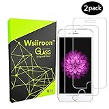 iPhone 6/6S Screen Protector Glass, Wsiiroon Tempered Glass Screen Protector for iPhone 6S, iPhone 6(4.7