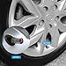 TK-KLZ 5Pcs Chrome Car Bike Scooter Tires Valve Stem Caps for Ford Mustang Car Model Series Decorative Accessories