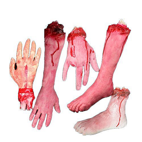 EFirstFeeling Severed Fake Hands Feet Horror Bloody Broken Body Parts