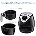 Ordergo Air Fryer, Fry Health with Less Fat, 1300W with Digital Screen Control, Black/AF106