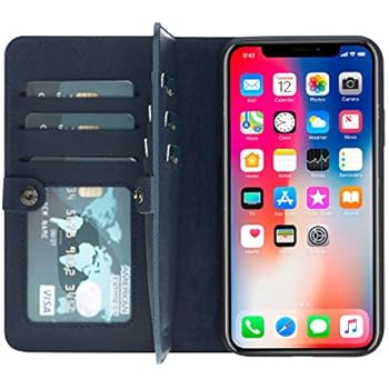 Amazon.com: Burkley Bi-Fold Detachable Leather Wallet Case