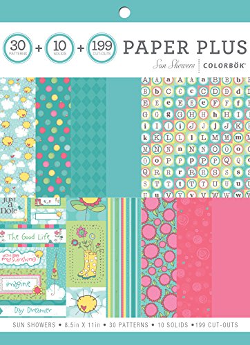 Colorbok 73475a paper plus pad sun showers, 8.5" x 11"